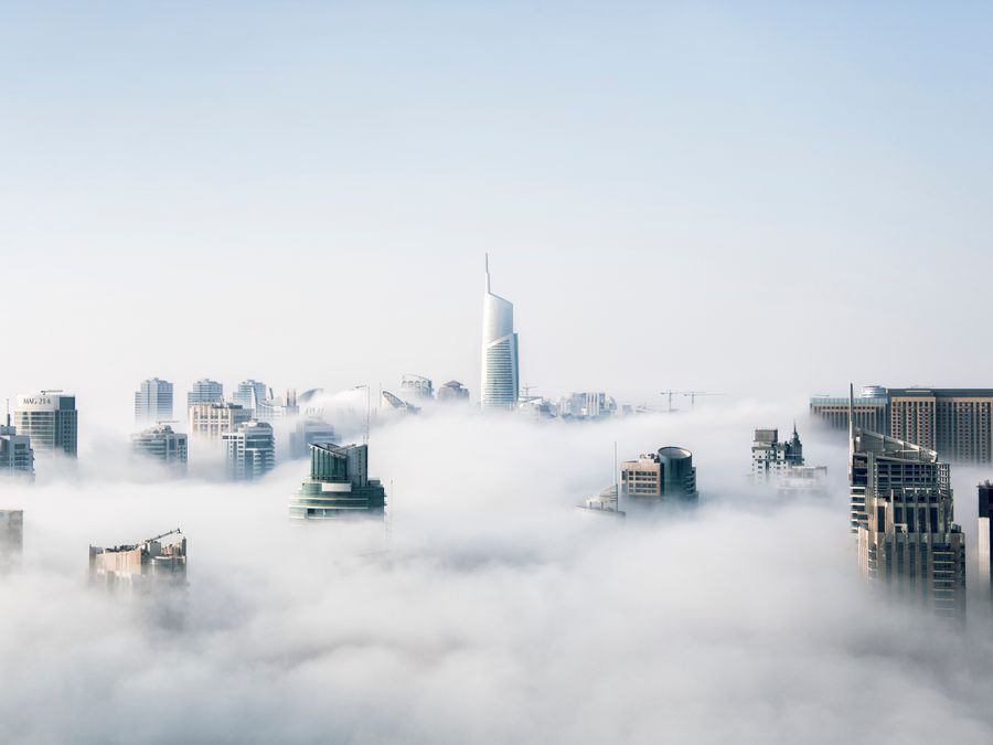 Dubai skyline — ADORES Shipmanagement headquarters
